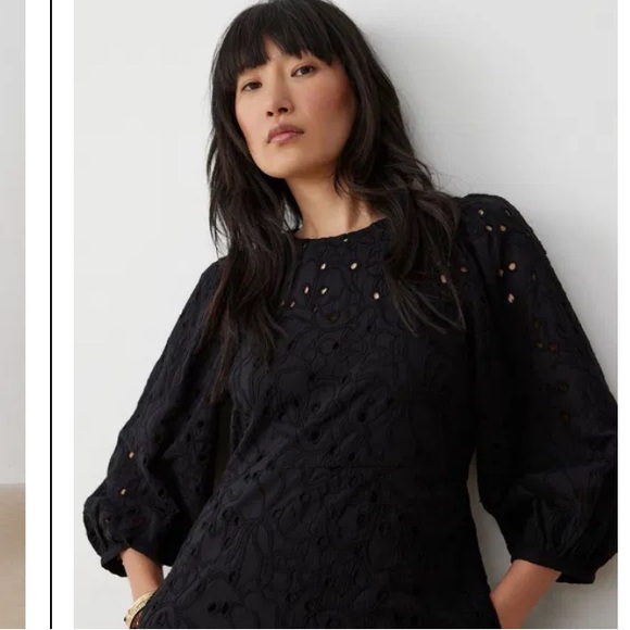 OLIVER BONAS
Broderie Tiered Midi Dress, US size 2, New without tags - Picture 3 of 12